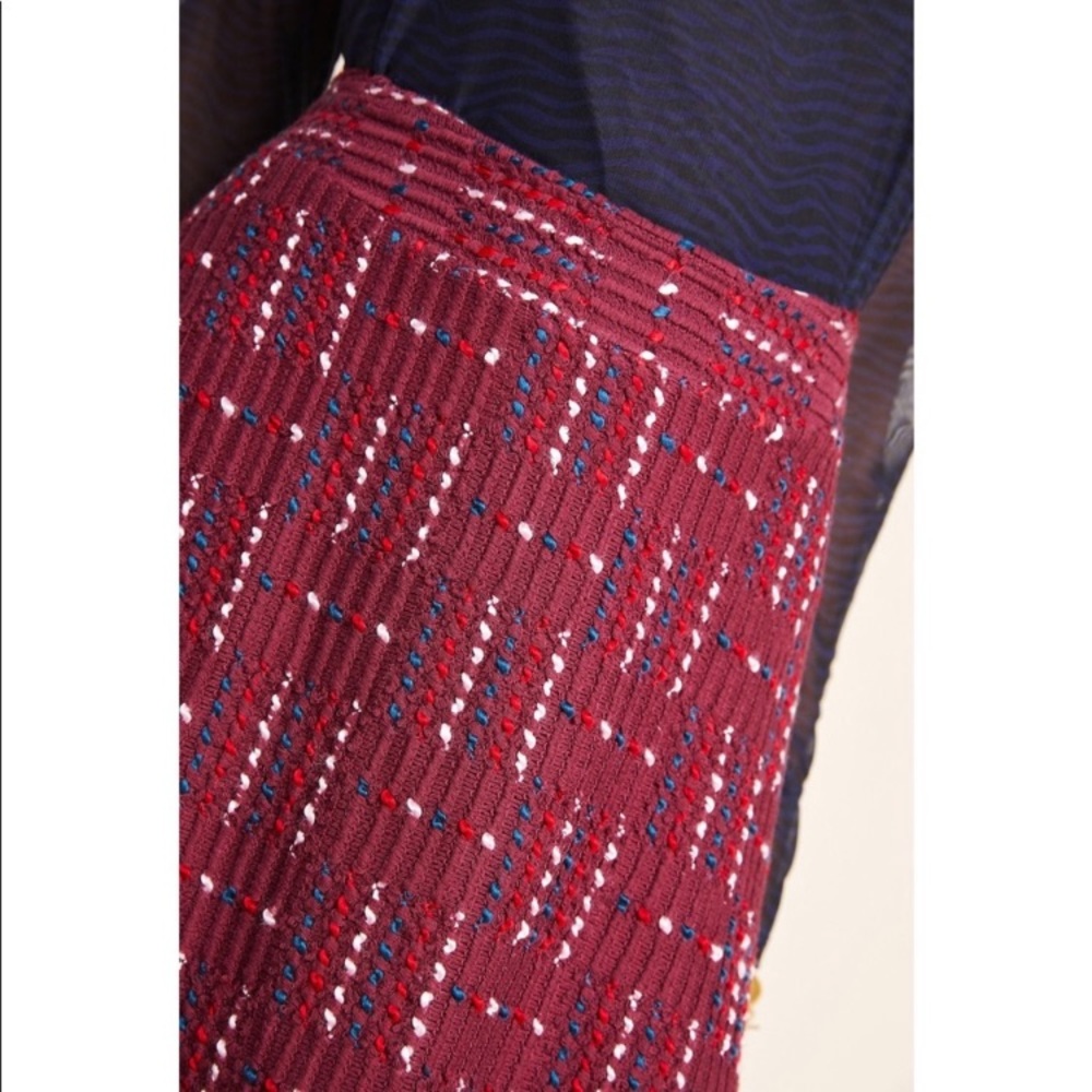 Anthropologie Maeve textured midi skirt, NWT - Picture 5 of 10